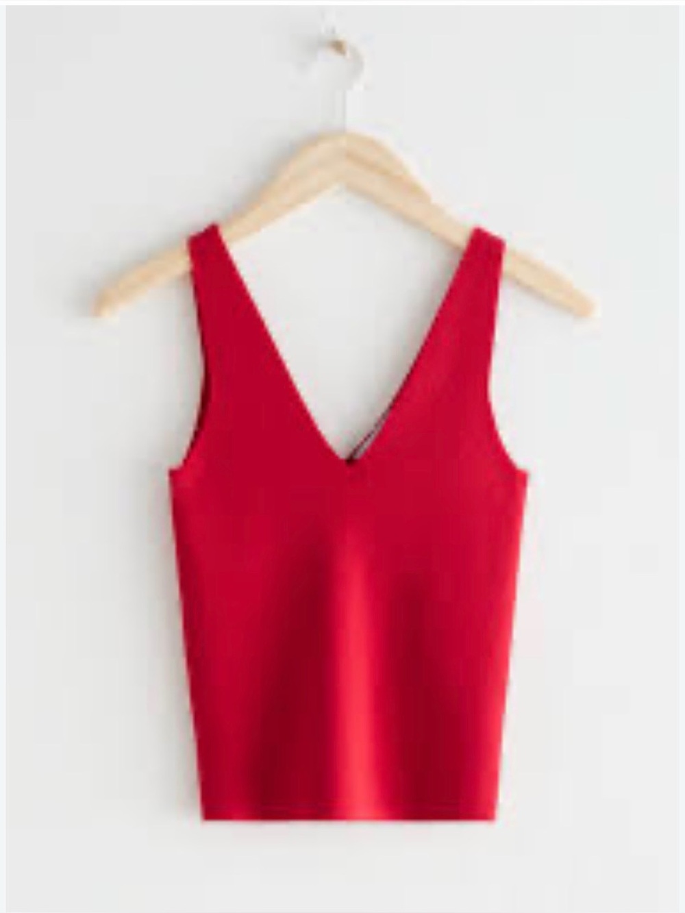 RW&CO. Ribbed V-Neck Tank Top - Fuchsia